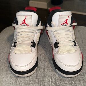 Jordan Kids Sneakers - White, Red, Black